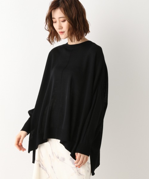 A part by（アパートバイ）の「12GセンターシームプルオーバーLS　914739（ニット/セーター・レディース・ブラック/アイボリー/グレー系その他4・FREE）」の21枚目の写真