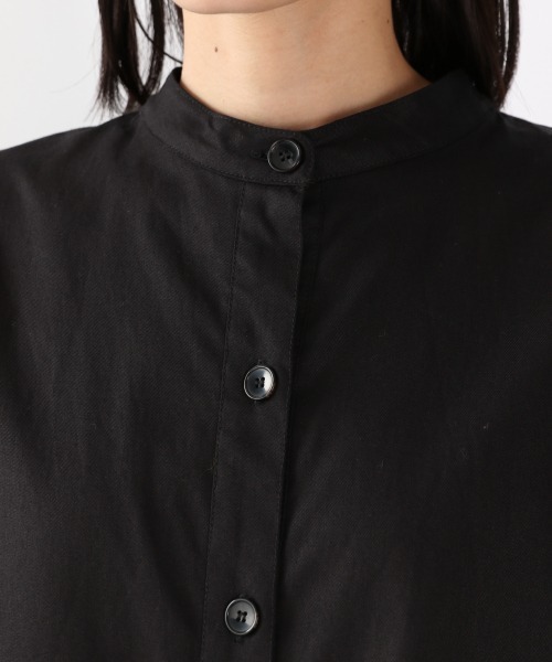 LOWRYS FARM（ローリーズファーム）の「スタンドワンピースコート　892686（ワンピース・レディース・ブラック/バーガンディー/ベージュ・FREE）」の9枚目の写真