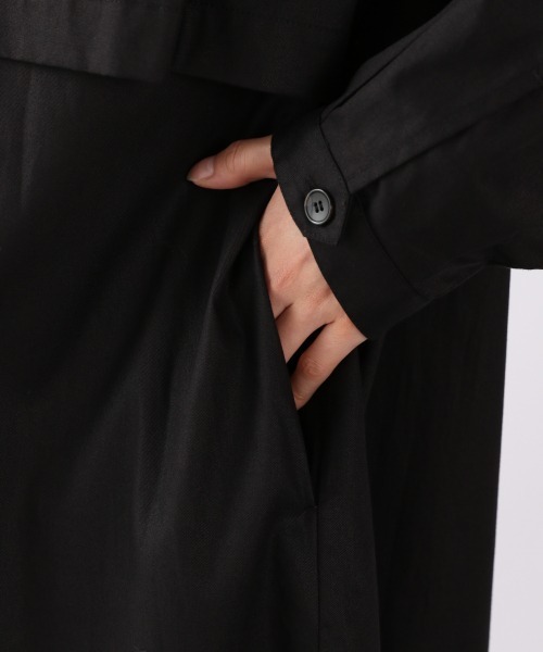 LOWRYS FARM（ローリーズファーム）の「スタンドワンピースコート　892686（ワンピース・レディース・ブラック/バーガンディー/ベージュ・FREE）」の17枚目の写真