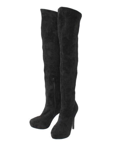 RESEXXY（リゼクシー）の「ニーハイブーツ（ブーツ・レディース・ブラック/モカ・SMALL/MEDIUM/LARGE）」の6枚目の写真