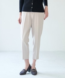 【らくぽか】裏起毛 スリムテーパードパンツ