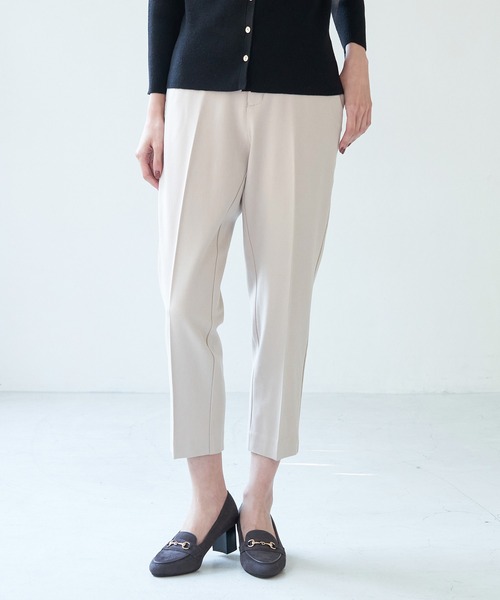 ROPE' PICNIC(ロペピクニック)の「【らくぽか】裏起毛 スリムテーパードパンツ(その他パンツ・レディース・ブラック/ベージュ/ホワイト系その他/ブラック系その他/ベージュ系その他/ブラック系その他2・40/38/36)」の5枚目の写真
