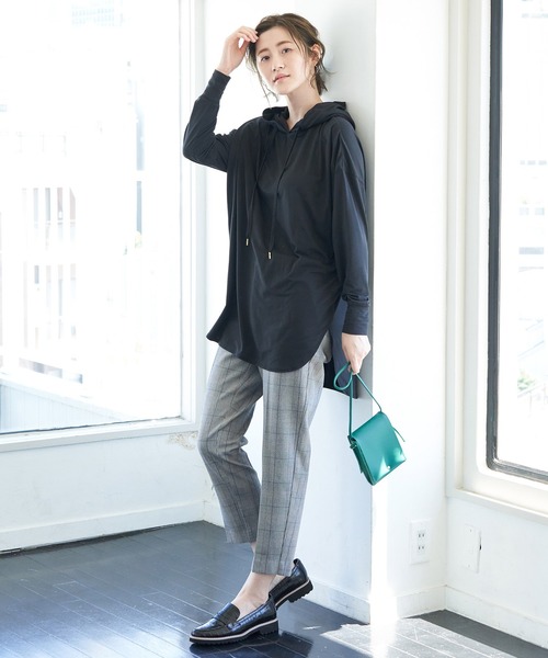 ROPE' PICNIC(ロペピクニック)の「【らくぽか】裏起毛 スリムテーパードパンツ(その他パンツ・レディース・ブラック/ベージュ/ホワイト系その他/ブラック系その他/ベージュ系その他/ブラック系その他2・40/38/36)」の15枚目の写真