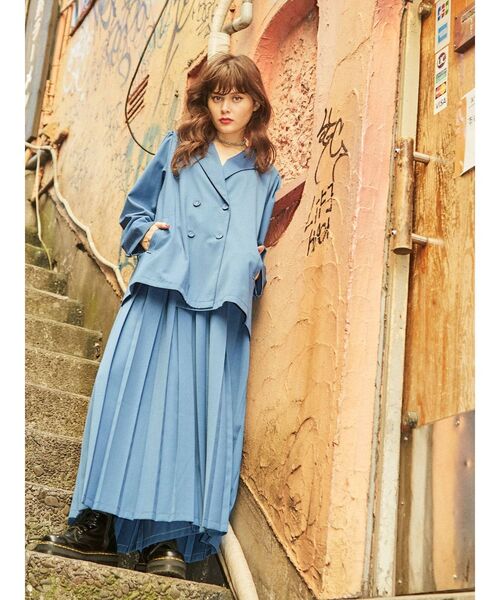 jouetie(ジュエティ)の「プリーツスカンツ(その他パンツ・レディース・ブラウン/ブルー/グリーン/その他1・MEDIUM)」の7枚目の写真