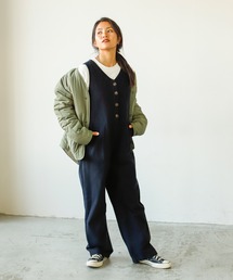 Auntie Rosa Holiday | フロントボタンサロペット(サロペット/オーバーオール)