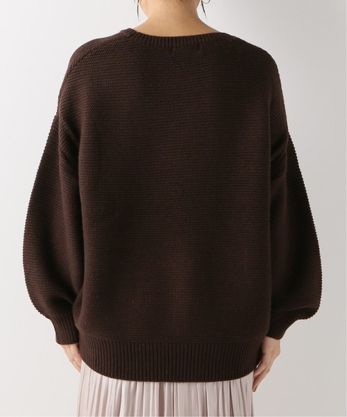 Simplicite（サンプリシテ）の「7G ガータークルーネックプルオーバー◆（ニット/セーター・レディース・グリーン/ブラウン/パープル・FREE）」の10枚目の写真