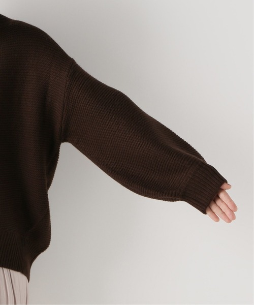 Simplicite（サンプリシテ）の「7G ガータークルーネックプルオーバー◆（ニット/セーター・レディース・グリーン/ブラウン/パープル・FREE）」の15枚目の写真