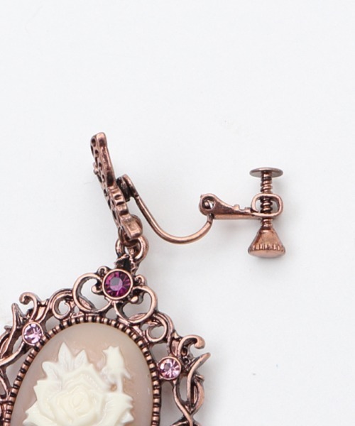 axes femme（アクシーズファム）の「ローズカメオイヤリング（イヤリング・レディース・ピンク/ゴールド・MEDIUM）」の7枚目の写真