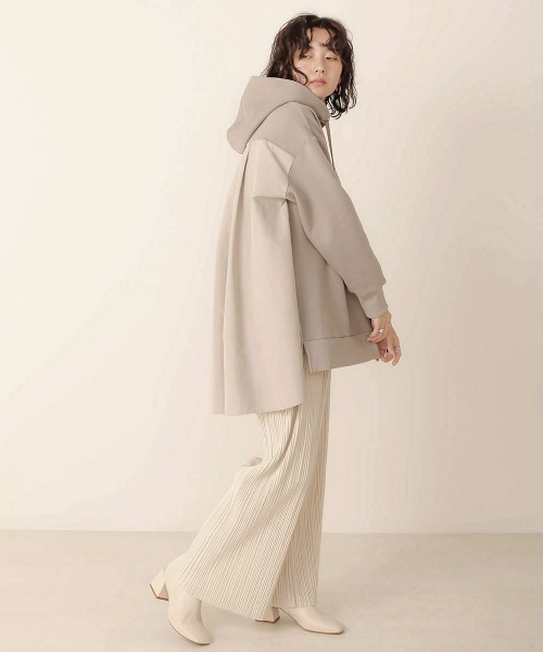 Bab（バブ）の「バックシャン裏起毛スウェットチュニック（チュニック・レディース・ブラウン/グレー/モカ・FREE）」の7枚目の写真