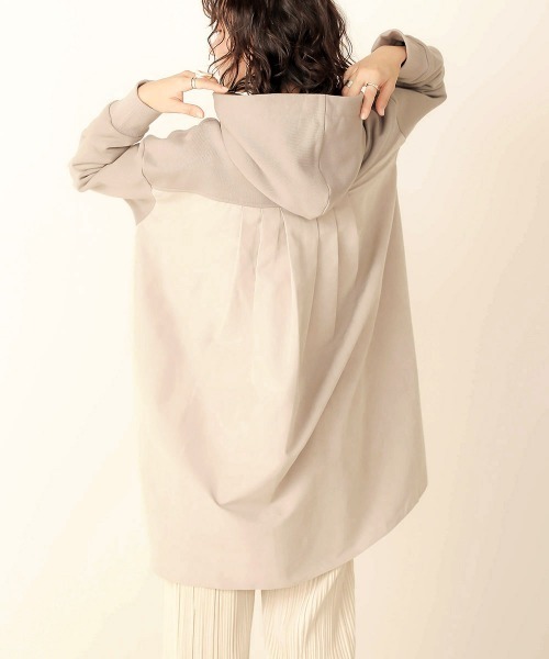 Bab（バブ）の「バックシャン裏起毛スウェットチュニック（チュニック・レディース・ブラウン/グレー/モカ・FREE）」の8枚目の写真