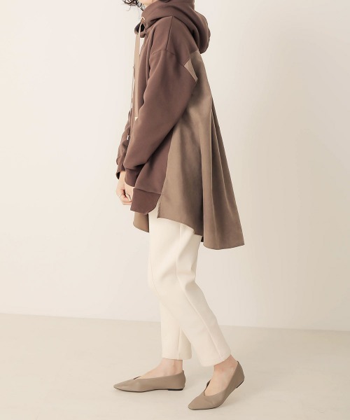 Bab（バブ）の「バックシャン裏起毛スウェットチュニック（チュニック・レディース・ブラウン/グレー/モカ・FREE）」の15枚目の写真