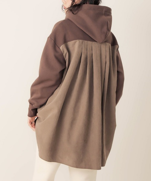 Bab（バブ）の「バックシャン裏起毛スウェットチュニック（チュニック・レディース・ブラウン/グレー/モカ・FREE）」の18枚目の写真