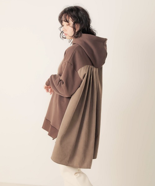 Bab（バブ）の「バックシャン裏起毛スウェットチュニック（チュニック・レディース・ブラウン/グレー/モカ・FREE）」の20枚目の写真