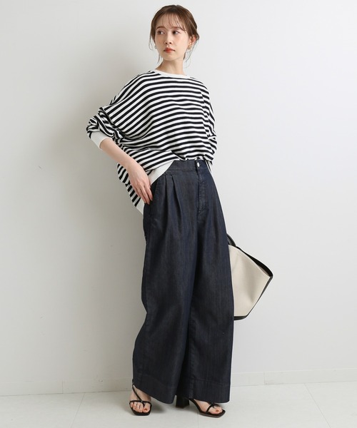 IENA（イエナ）の「TCデニムイージーワイドパンツ◇（その他パンツ  