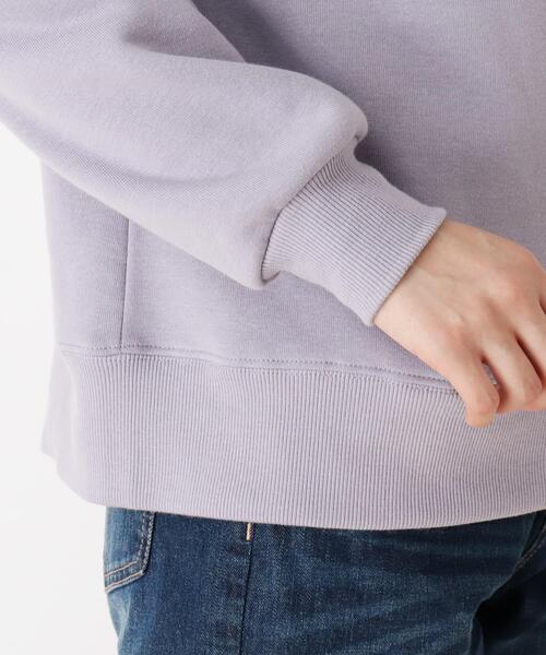 Cutie Blonde（キューティーブロンド）の「◆【S-LL】バックスリット裏起毛フーディプルオーバー（パーカー・レディース・ベージュ/アイボリー/パープル・04/01/02/03）」の8枚目の写真