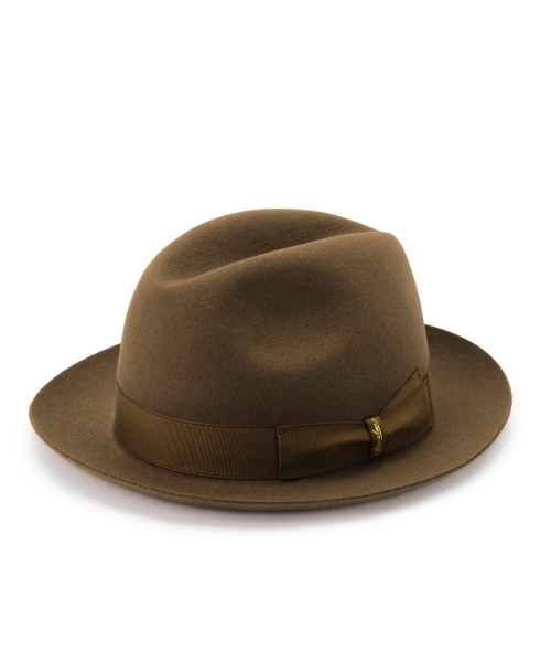 BEAMS F(ビームスエフ)の「Borsalino / ソリッドハットMARENGO(ハット・メンズ・ライトブラウン/ダークグリーン/ネイビー・58cm/60cm)」の5枚目の写真