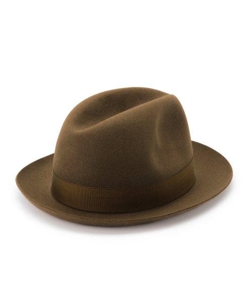 BEAMS F(ビームスエフ)の「Borsalino / ソリッドハットMARENGO(ハット・メンズ・ライトブラウン/ダークグリーン/ネイビー・58cm/60cm)」の7枚目の写真
