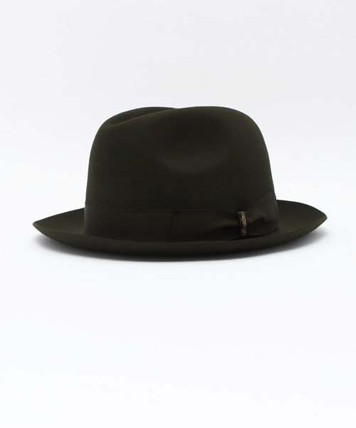 BEAMS F(ビームスエフ)の「Borsalino / ソリッドハットMARENGO(ハット・メンズ・ライトブラウン/ダークグリーン/ネイビー・58cm/60cm)」の3枚目の写真