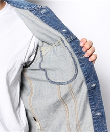 ヒステリックグラマー　レザースリーブGジャン ヒステリックグラマーレザースリーブGジャン