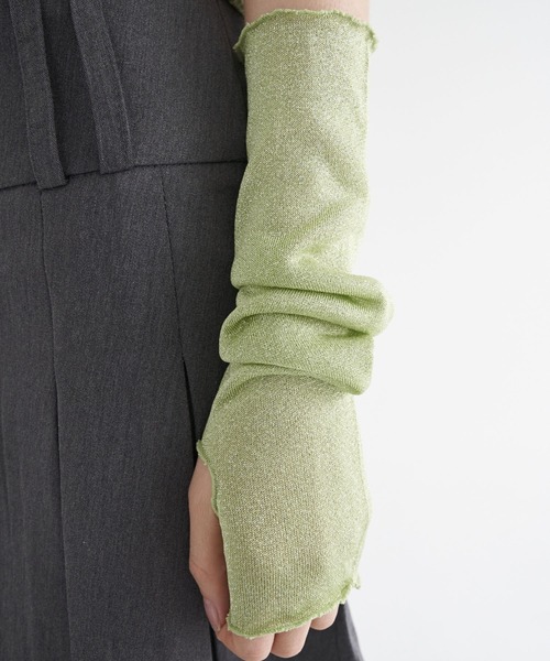 FEKETE(フェケテ)の「FEKETE MADE BLING BLING TEE AND ARM COVER(Tシャツ/カットソー・レディース・ネイビー/ピンク/ブラック/ホワイト/ライム・FREE)」の16枚目の写真