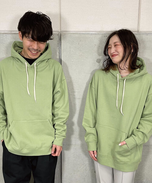 GLOSTER(グロスター)の「ユニセックス ビッグシルエット フーディ プルオーバー パーカー(パーカー・メンズ・ベージュ/グレー/グリーン/キナリ・M/L)」の20枚目の写真