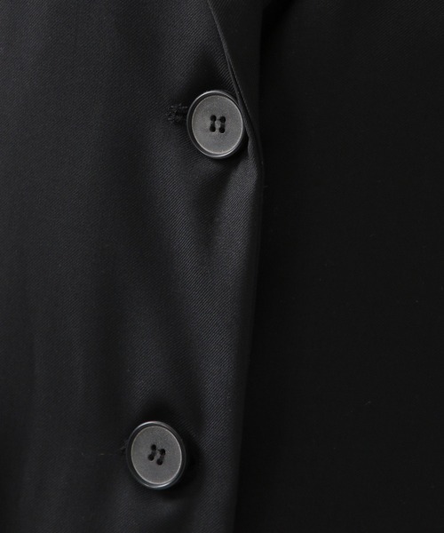 ROCKET x LUNCH（ロケットアンドランチ）の「ROCKET×LUNCH／ロングジャケットコート　2932530（チェスターコート・レディース・ライトグレー/ブラック・SMALL）」の15枚目の写真