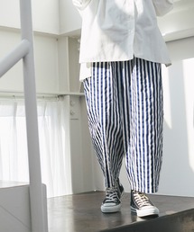 and R | ストライプサーカスパンツ(その他パンツ)