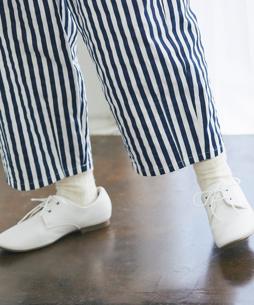 and R（アンドアール）の「ストライプサーカスパンツ（その他パンツ・レディース・ネイビー/ブラック・FREE）」の11枚目の写真