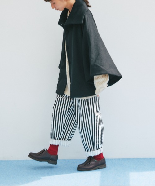 and R（アンドアール）の「ストライプサーカスパンツ（その他パンツ・レディース・ネイビー/ブラック・FREE）」の18枚目の写真