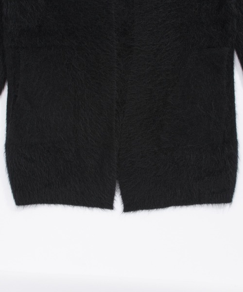 UNFIL（アンフィル）の「unfil アンフィル / stretch superkid mohair cardigan ストレッチスーパーキッドモヘア カーディガン / WOFL-UW113（カーディガン/ボレロ・レディース・グレイッシュベージュ/ブラック・1）」の11枚目の写真