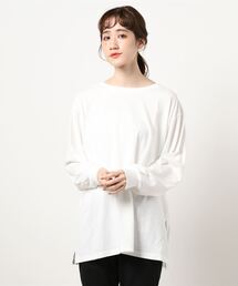 earth music&ecology | 前後2WAYカットチュニック ＊(Tシャツ/カットソー)