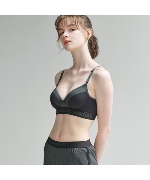 ５点！スポーツブラ トップス アディダス レースブラジャー シルバー光沢 迷彩 アディダス adidas スポーツブラ ハーフトップ 吸汗速乾