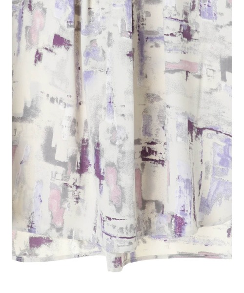 YECCA VECCA（イェッカヴェッカ）の「水彩画風プリントブラウス　＊（シャツ/ブラウス・レディース・パープル/サックスブルー・FREE）」の14枚目の写真