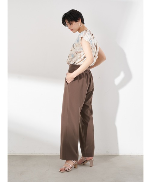 YECCA VECCA（イェッカヴェッカ）の「水彩画風プリントブラウス　＊（シャツ/ブラウス・レディース・パープル/サックスブルー・FREE）」の19枚目の写真