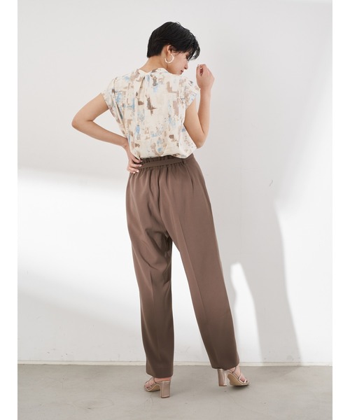 YECCA VECCA（イェッカヴェッカ）の「水彩画風プリントブラウス　＊（シャツ/ブラウス・レディース・パープル/サックスブルー・FREE）」の18枚目の写真