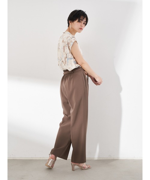 YECCA VECCA（イェッカヴェッカ）の「水彩画風プリントブラウス　＊（シャツ/ブラウス・レディース・パープル/サックスブルー・FREE）」の17枚目の写真