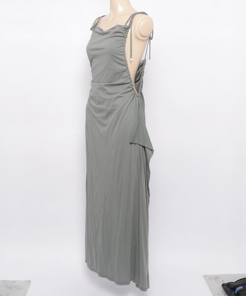 RITO（リト）の「RITO コットンジャージーロングドレス（ワンピース・レディース・グレー・36/38）」の7枚目の写真