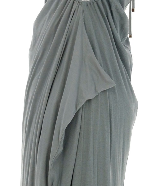 RITO（リト）の「RITO コットンジャージーロングドレス（ワンピース・レディース・グレー・36/38）」の4枚目の写真