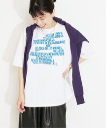 VERMEIL par iena | フロッキーフレンチロゴ ショートスリーブTシャツ◆(Tシャツ/カットソー)