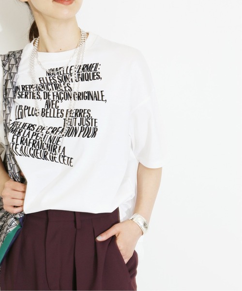 セール】フロッキーフレンチロゴ ショートスリーブTシャツ◇（T