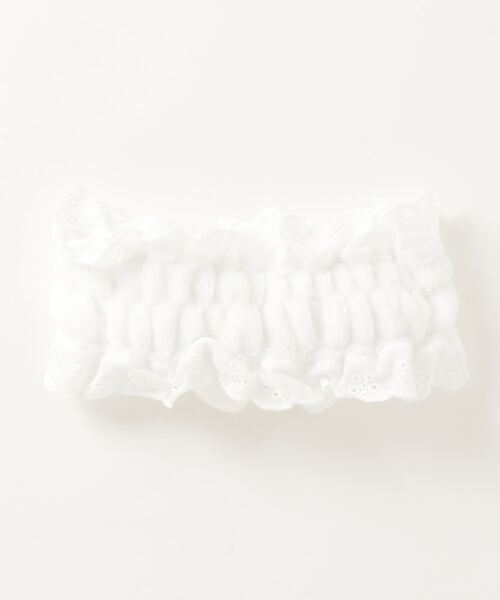 WEGO（ウィゴー）の「WEGO/レースリボンヘアバン（ヘアバンド・レディース・ホワイト/パープル/サックスブルー/オレンジ・FREE）」の5枚目の写真