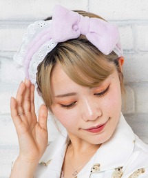 WEGO/レースリボンヘアバン
