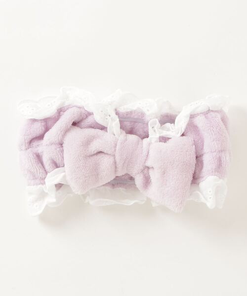 WEGO（ウィゴー）の「WEGO/レースリボンヘアバン（ヘアバンド・レディース・ホワイト/パープル/サックスブルー/オレンジ・FREE）」の7枚目の写真