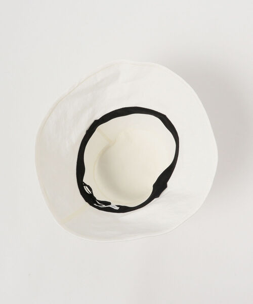 Ray BEAMS（レイビームス）の「La Maison de Lyllis / PAPER ハット（ハット・レディース・ホワイト/ブラック・ONE SIZE）」の6枚目の写真