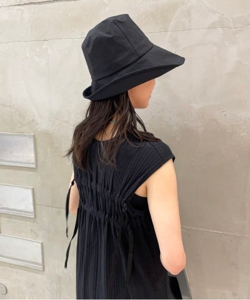 Ray BEAMS（レイビームス）の「La Maison de Lyllis / PAPER ハット（ハット・レディース・ホワイト/ブラック・ONE SIZE）」の10枚目の写真