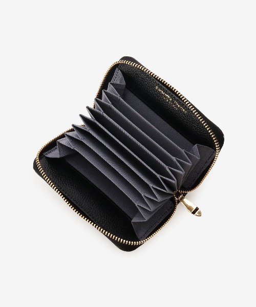 Samantha Thavasa Petit Choice（サマンサタバサ　プチチョイス）の「フラワーブーケデザインジャバラポケットカードケース（名刺入れ・レディース・ブラック/ピンク・FREE）」の10枚目の写真