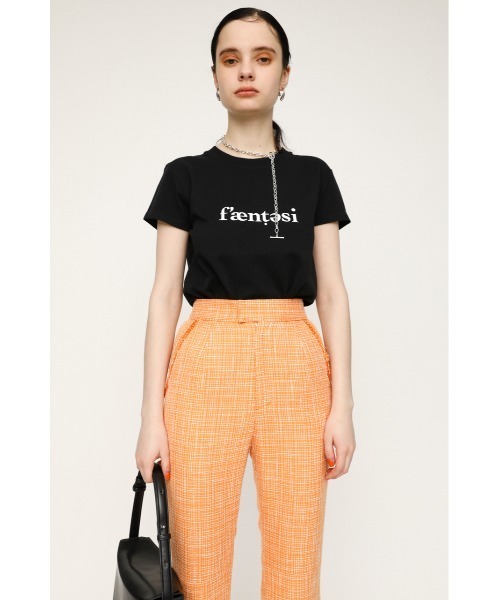 SLY（スライ）の「LOGO COMPACT T/SH ロゴコンパクト Tシャツ（Tシャツ/カットソー・レディース・ブラック/ホワイト/オレンジ・FREE）」の10枚目の写真