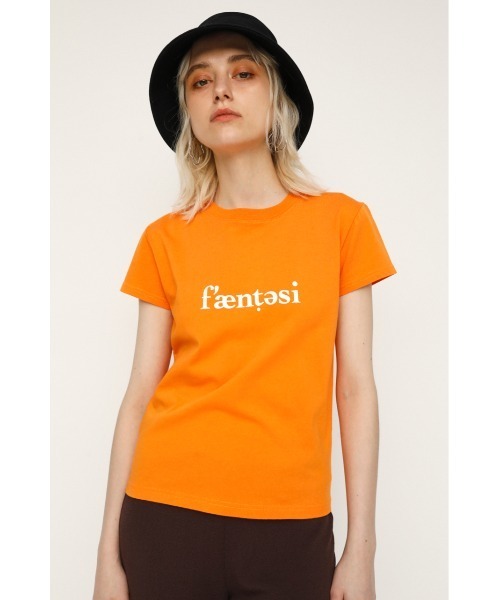 SLY（スライ）の「LOGO COMPACT T/SH ロゴコンパクト Tシャツ（Tシャツ/カットソー・レディース・ブラック/ホワイト/オレンジ・FREE）」の19枚目の写真