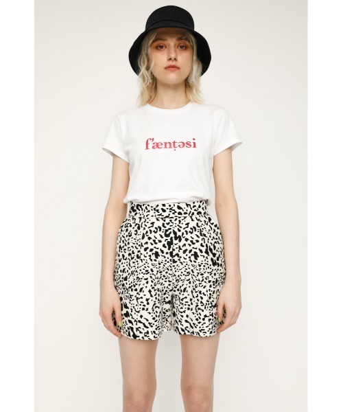 SLY（スライ）の「LOGO COMPACT T/SH ロゴコンパクト Tシャツ（Tシャツ/カットソー・レディース・ブラック/ホワイト/オレンジ・FREE）」の4枚目の写真