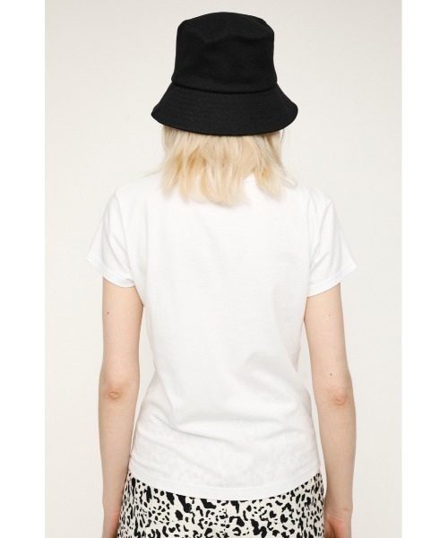 SLY（スライ）の「LOGO COMPACT T/SH ロゴコンパクト Tシャツ（Tシャツ/カットソー・レディース・ブラック/ホワイト/オレンジ・FREE）」の9枚目の写真